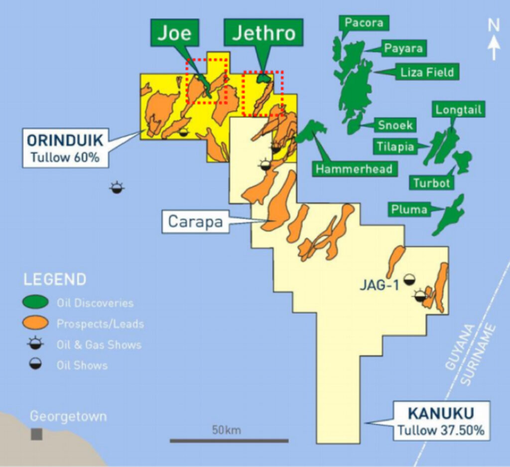 Joe nuevo yacimiento costafuera en Guyana