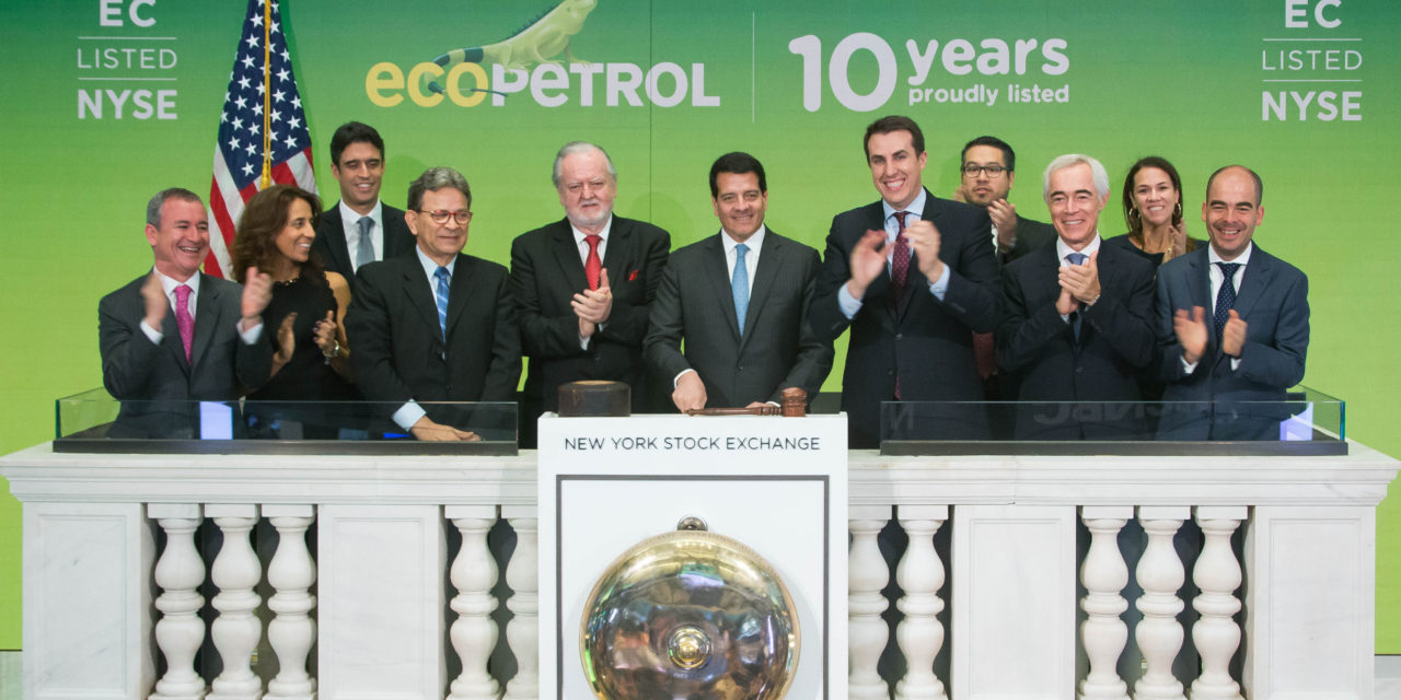 Ecopetrol celebra 10 años de grandes logros en la Bolsa de Nueva York