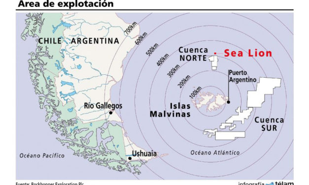 Plan de desarrollo de Sea Lion costafuera en las Malvinas