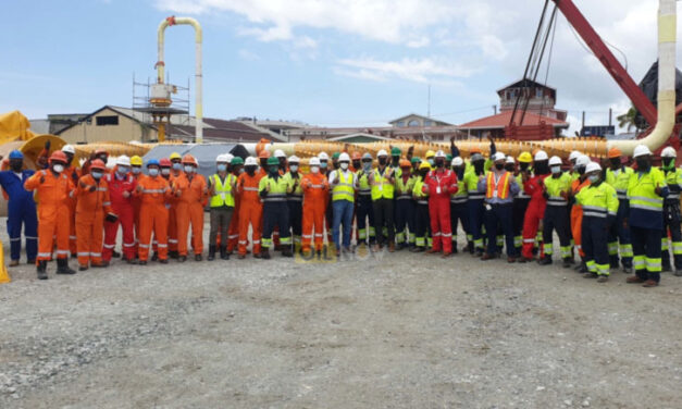 Trabajadores guyaneses activos en la Fase 2 de Liza