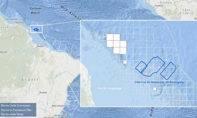 CGG inicia sísmica 3D en el Margen Ecuatorial de Brasil