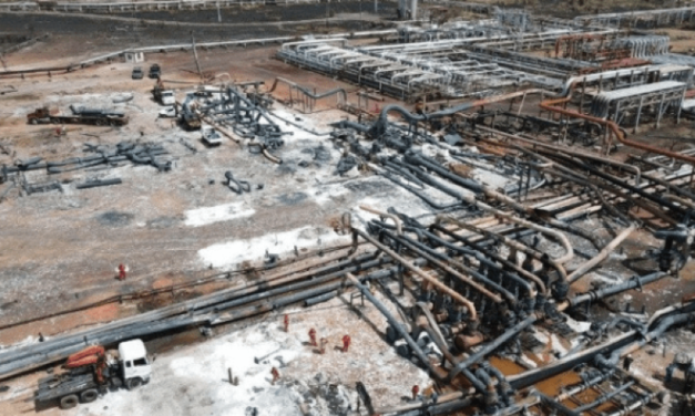 La explosión en el Complejo Gasífero Muscar