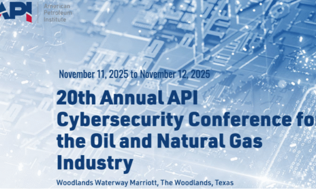 20th Annual API Cybersecurity Conference for the Oil and Natural Gas Industry