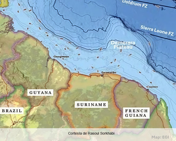 La supercuenca de Guyana