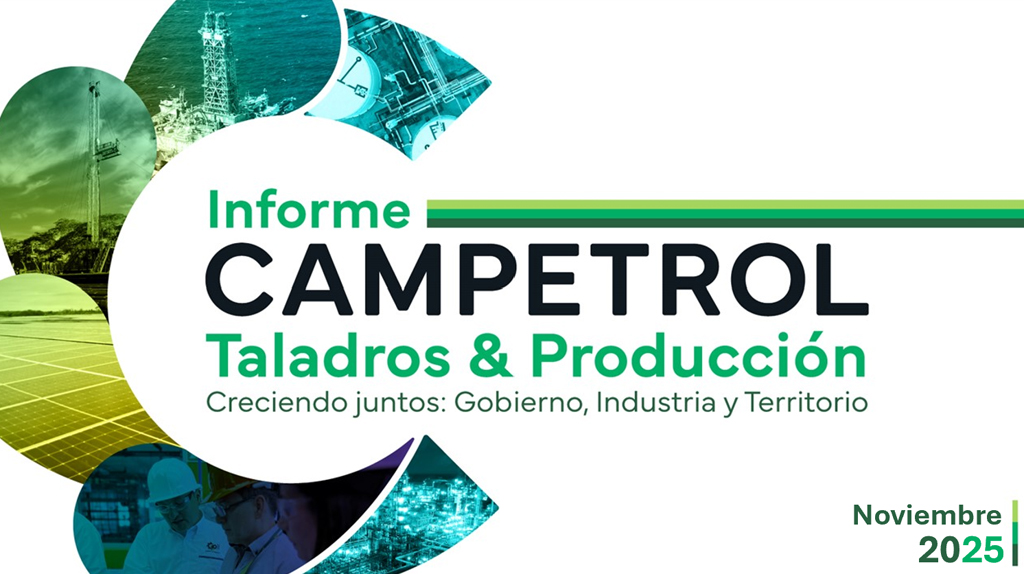 Informe CAMPETROL: Taladros y Producción de noviembre de 2025