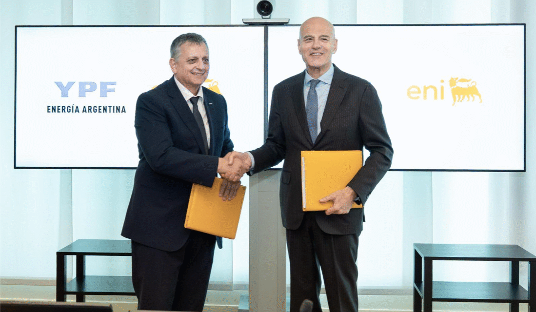 YPF y ENI firmaron el “Framework Agreement” 