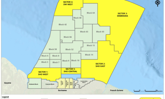 Surinam ofrece el 60% de su cuenca offshore