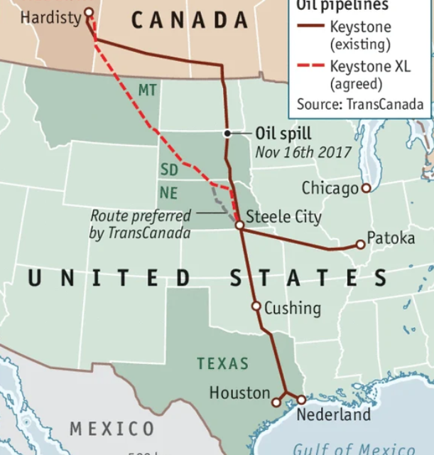Reactivan el oleoducto Keystone XL