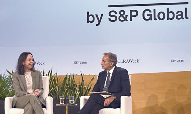 María Corina habló de petróleo y de poder