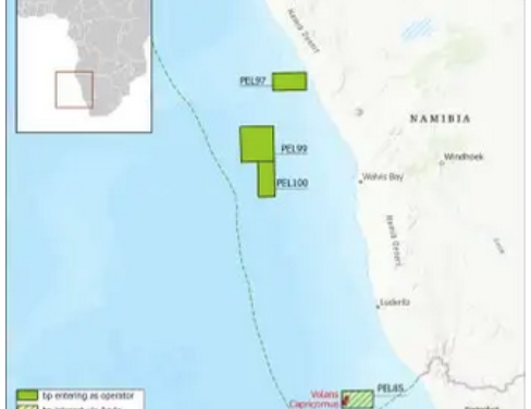 bp participa en Namibia