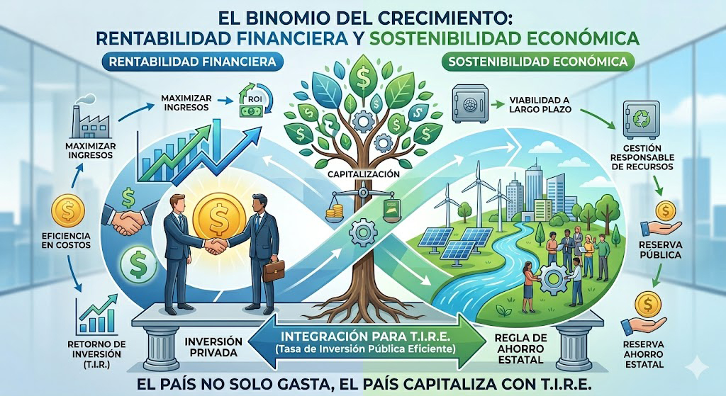 El Binomio del Crecimiento:   Rentabilidad Financiera y Sostenibilidad Económica