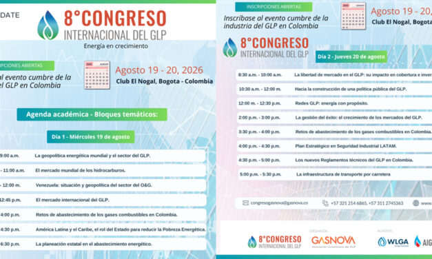 8° Congreso Internacional del GLP – GASNOVA “Energía en crecimiento”