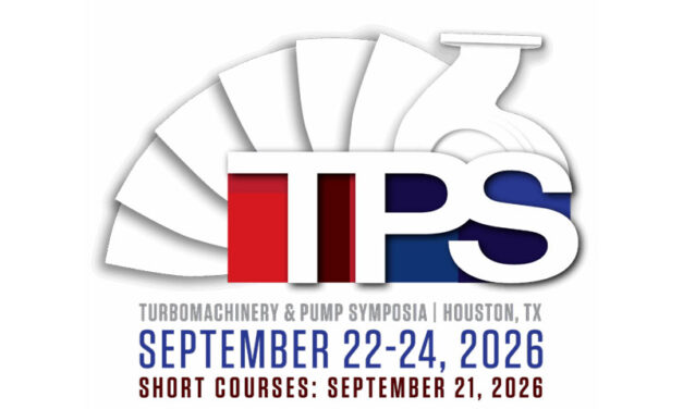 TURBOMACHINERY & PUMP SYMPOSIA | Sep 21 | Houston, Texas